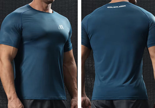 Progression Tee Blue